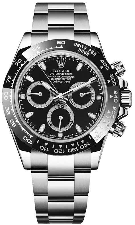 rolex cosmograph daytona black dial stainless steel oyster mens watch|new rolex watches daytona cosmograph.